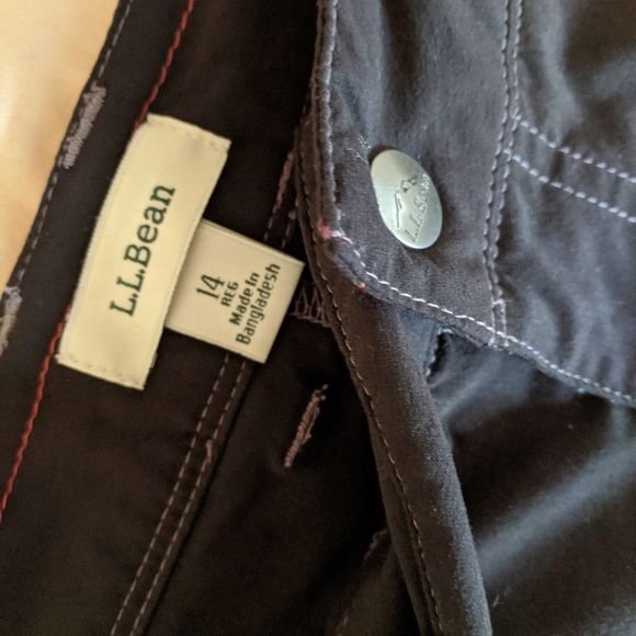 L.L. Bean Black Straight Leg Pants - Picture 8 of 11
